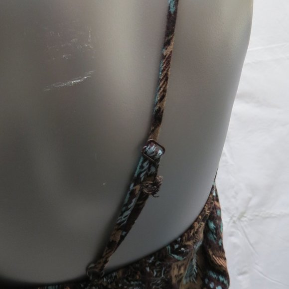 Xxi Brown Mosaic Shorts Romper - Picture 8 of 8